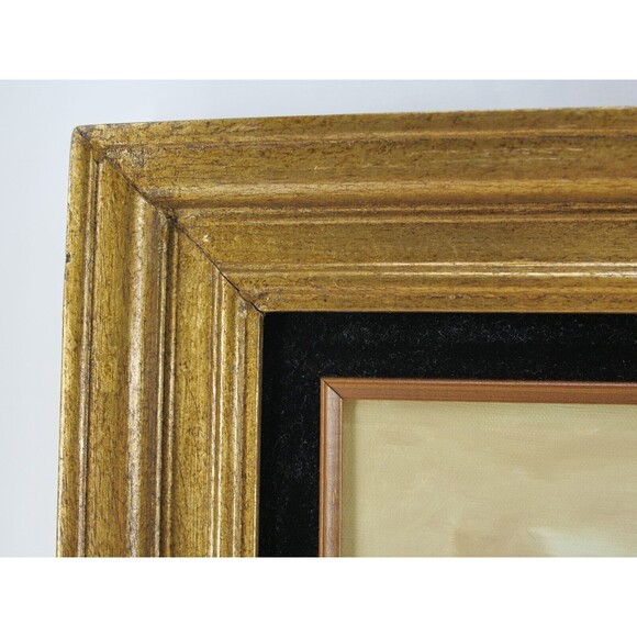 Sailing Ship Oil Painting 22x18 Lendi Signed on Canvas Framed Original - Picture 2 of 15